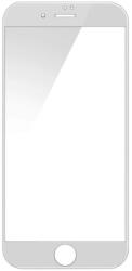 DEVIA Folie Protectie Sticla Temperata Devia 3D pentru iPhone 8 Plus / 7 Plus + Folie Protectie Spate (Transparent/Alb) (DV3DIPH7PWH)