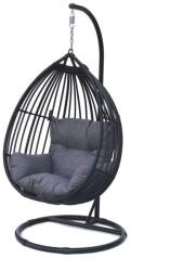ROJAPLAST BOGOTA Polyrattan Függőágy - Fekete (1080)