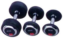 SPARTAN Дъмбел Spartan 15кг, гумиран, професионален