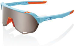 100% S2 Soft Tact Two Tone narancssárga-kék napszemüveg (HIPER ezüst lencsék)