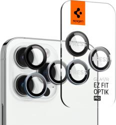 Spigen Set 6 protectii sticla camera foto Spigen Optik EZ FIT compatibil cu iPhone 14 Pro / 14 Pro Max / 15 Pro / 15 Pro Max Zero One (AGL06159)