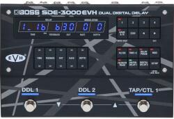 BOSS SDE-3000EVH Dual Digital Delay EVH Signature effekt, Eddie Van Halen hangzás (SDE-3000EVH)