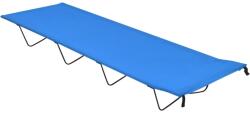 vidaXL Pat de camping, albastru, 180x60x19 cm, țesătură oxford și oțel (312478) - comfy