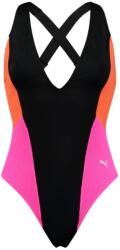 PUMA Női egyrészes fürdőruhák Puma SWIM PLUNGE SWIMSUIT W 938080-01 - S