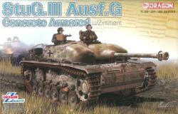 Dragon Model Kit tanc 6891 - StuG. III Ausf. G Concrete Armored w/Zimmerit (1: 35) (34-6891)