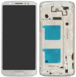 Motorola 5D68C10108 Gyári Motorola Moto G6 ezüst LCD kijelző érintővel kerettel előlap (5D68C10108)