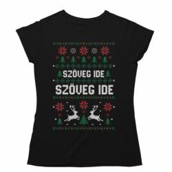  Csúnya Karácsonyi Női Pólók - Egyedi szöveggel (862627)