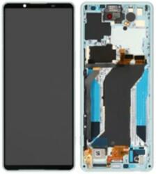 A5046145A Gyári Sony Xperia 1 IV OLED kijelző érintővel fehér kerettel előlap (A5046145A)