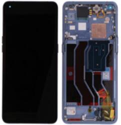 4906613 Gyári OPPO Find X3 Pro kék LCD kijelző érintővel kerettel előlap (4906613)