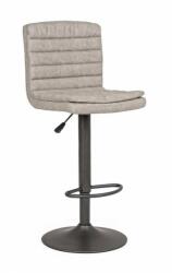 Bizzotto Set 2 scaune bar gri Connor 41x50x115.5 cm (0733355)
