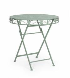 Bizzotto Masa pliabila otel verde patinat Harriet 70x74 cm (0741443)