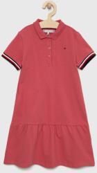 Tommy Hilfiger gyerek ruha rózsaszín, mini, harang alakú - rózsaszín 122 - answear - 15 990 Ft