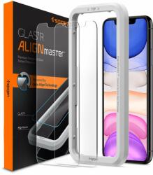 Spigen Align Glas. tR 2 pack iPhone 11/XR üvegfólia (AGL00101)