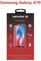 SWISSTEN Case Friendly Samsung Galaxy A70 üvegfólia - fekete (54501740)