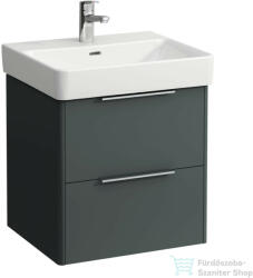 Laufen Base 52x44 cm-es 2 fiókos alsószekrény H810962 mosdóhoz, traffic grey H4021721102661 (H4021721102661)
