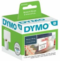 DYMO Etikett DYMO Label Writer 54x70 mm 320 db/tekercs (S0722440)