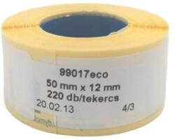 DYMO Etikett DYMO Label Writer 12x50 mm 220 db/tekercs (99017ECO)