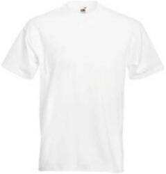 Fruit of the Loom F03 rövid ujjú környakas póló, SUPER PREMIUM T, White - 4XL (F030112)
