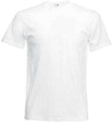 Fruit of the Loom F01 rövid ujjú póló ORIGINAL T SCREEN STARS, White - 4XL (F010112)