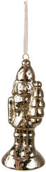 Clayre & Eef Set 10 ornamente brad portelan auriu Spargatorul de Nuci Goldy 4x4x10 cm (6CE1494GO)