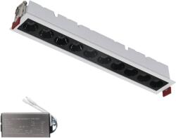ELMARK Recessed Linear Light El-05 12W 4000K, White & Black (92EL051240/WHBK)