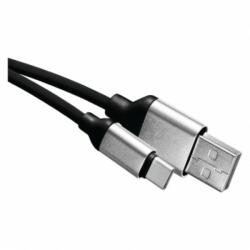 EMOS Töltő- és adatkábel USB-A 2.0 / USB-C 2.0, 1 m, fekete (SM7025BL) - lumtech