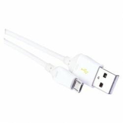 EMOS Töltő- és adatkábel USB-A 2.0 / micro USB-B 2.0, Quick Charge, 1 m, fehér (SM7004W) - lumtech