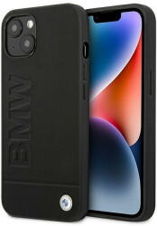 BMW Husa Case BMW BMHCP14SSLLBK iPhone 14 6.1 "black / black Leather Stamp - vexio