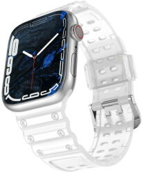Hurtel Husa Strap Triple Protection strap for Apple Watch Ultra, SE, 8, 7, 6, 5, 4, 3, 2, 1 (49, 45, 44, 42 mm) bracelet bracelet transparent - vexio