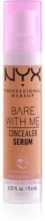 NYX Cosmetics Bare With Me Concealer Serum hidratant anticearcan 2 in 1 culoare 8.5 Caramel 9, 6 ml