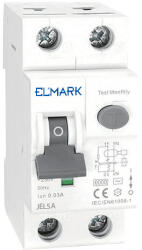 ELMARK Áramvédő kapcsoló JEL5A 6KA 2P 25A/30MA Elmark (ELM 40025A)