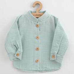 NEW BABY Baba muszlin ing New Baby Soft dress menta - pindurka - 5 590 Ft