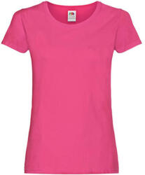 Fruit of the Loom Női póló Rövid ujjú Fruit of the Loom Original T Lady-Fit - S, Fuchsia