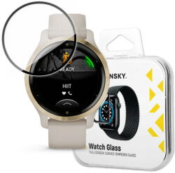 Wozinsky Watch Glass hybrid glass for Garmin Venu black - pcone