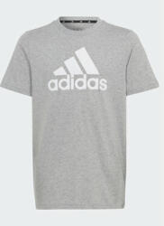 Adidas Tricou Essentials Big Logo Cotton T-Shirt HR6379 Gri Regular Fit