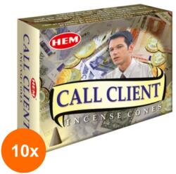 HEM Set 10 x Conuri Parfumate, Call Client (GIL-10xLCA-CONP-ATC)