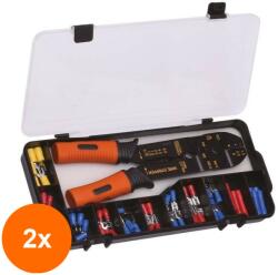 HARDEN Set 2 x Trusa de Sertizare, 66 Piese, Harden (COR-2xZH660666) Cleste