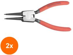 HARDEN Set 2 x Cleste Inele de Siguranta Exterioare Falci Drepte 180 mm, Model Exterioare (COR-2xZH560504) Cleste
