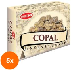 HEM Set 5 x Conuri Parfumate, Copal (GIL-5xLCA-CONP-COP)