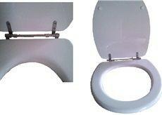 Delabie Ergonómikus, kivágás nélküli WC-ülőke fedovel V32, V32P, V80PM, V82 akadálymentes WC-hez (GCT23)