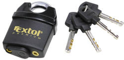 EXTOL biztonsági lakat, levágás elleni védelemmel, festett, vízálló, 4db kulcs; 60mm 8857760 (8857760)