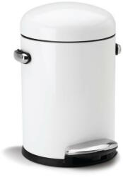 simplehuman CW1295CB 4, 5 literes pedálos fürdőszobai szemetes (fehér) (2008)