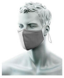 Extol 3385116 maszk, kétrétegű antimikrobiális orrnyereg borítással, 25db, heather szürke (3385116)