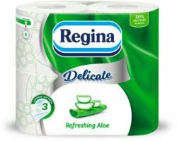Regina WC papír 3 réteg 4 tekercs delicate refreshing aloe