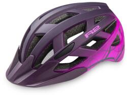 R2 Bukósisak Lumen Ath18n/s Inmold, Ledes, Sötétlila/rózsaszín Menta (52 - 56 Cm) - elitebike