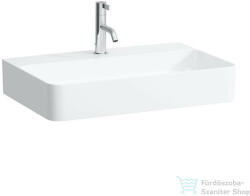 Laufen Val SaphirKeramik 65x42 cm-es mosdó 1 csaplyukkal, túlfolyó nélkül, LCC Active bevonattal, fehér H810284A001111 (H810284A001111)