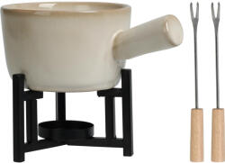 Home Styling Collection Set fondue de brânză, cratiță de porțelan, 2 furculițe (170487010)