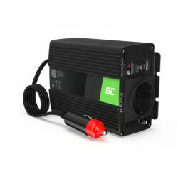Green Cell autós inverter átalakító 12V-230V 150W/300W USB tiszta szinuszos