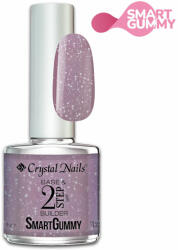 Crystal Nails - 2S - SMARTGUMMY RUBBER BASE GEL - NR7 - SHIMMER MAUVE - 8ML