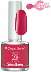 Crystal Nails - 2S - SMARTGUMMY RUBBER BASE GEL - NR4 - CRANBERRY - 8ML